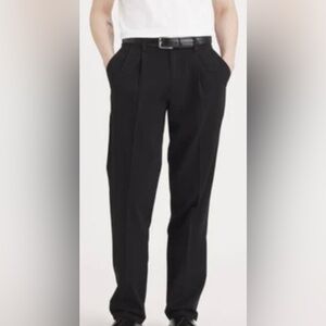 Dockers Black Pleated Dress Pants